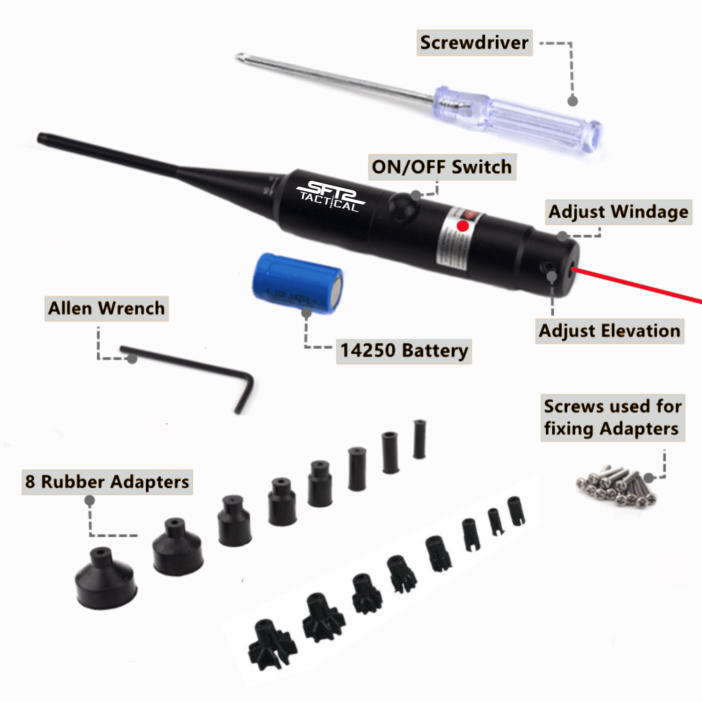 SFT2 Tactical Universal Laser Bore Sighter
